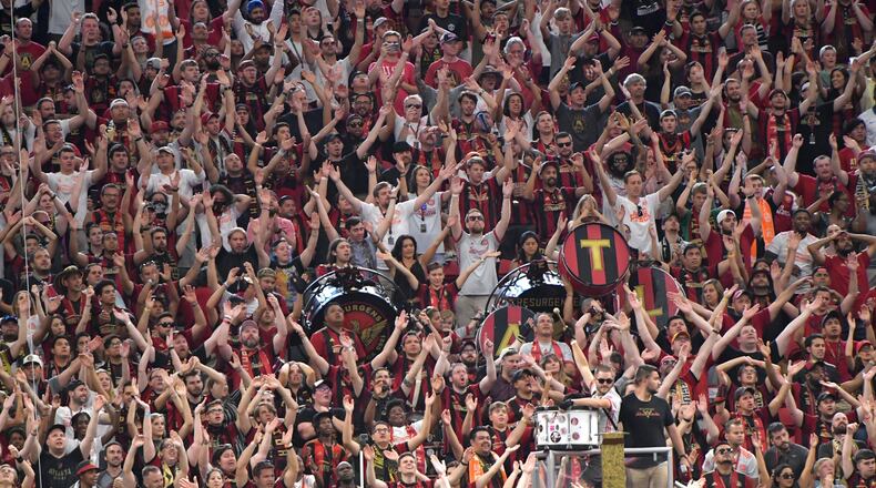 Atlanta United fans can catch members of the hometown team in action during the MLS All-Star game on Wednesday, Aug. 1 at Mercedes-Benz Staduim. HYOSUB SHIN / HSHIN@AJC.COM