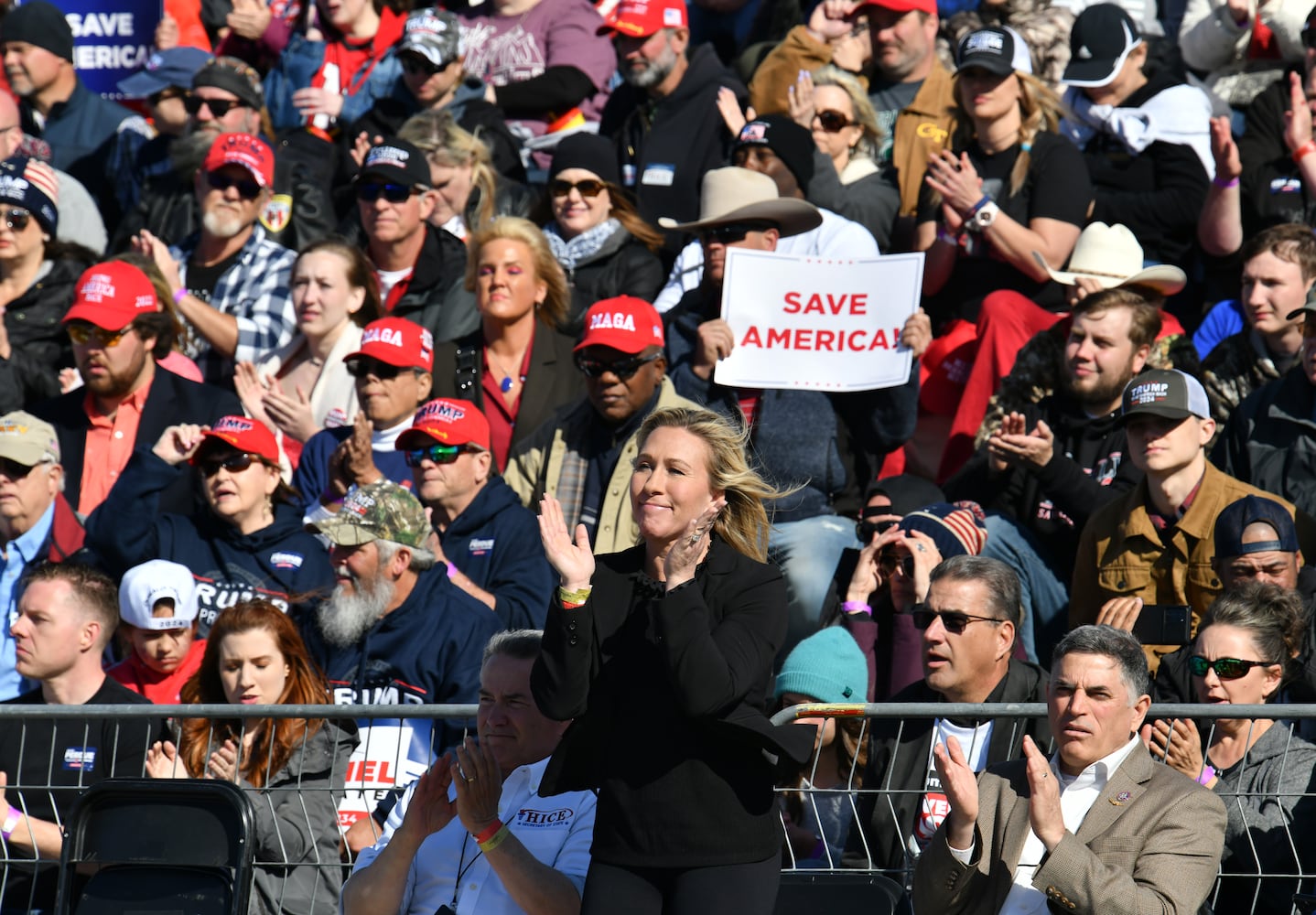 Trump headlines rally for Georgia GOP candidates