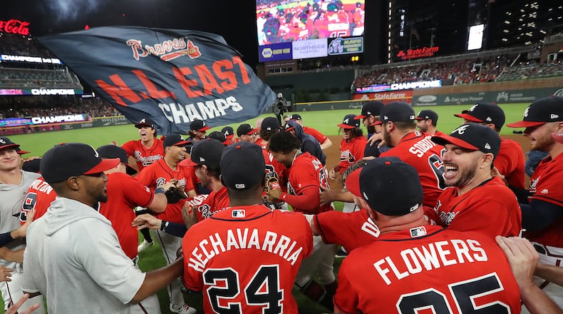 Excitement is in the air for Braves fans as the NL East champions prepare for the 2019 NLDS series against the Cardinals. Curtis Compton/ccompton@ajc.com