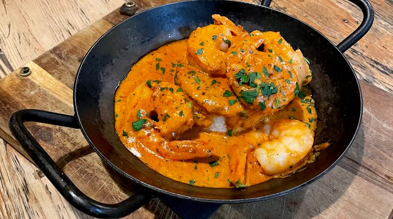 You can get bayou prawns at Twisted Soul Cookhouse & Pours. Angela Hansberger for The Atlanta Journal-Constitution
