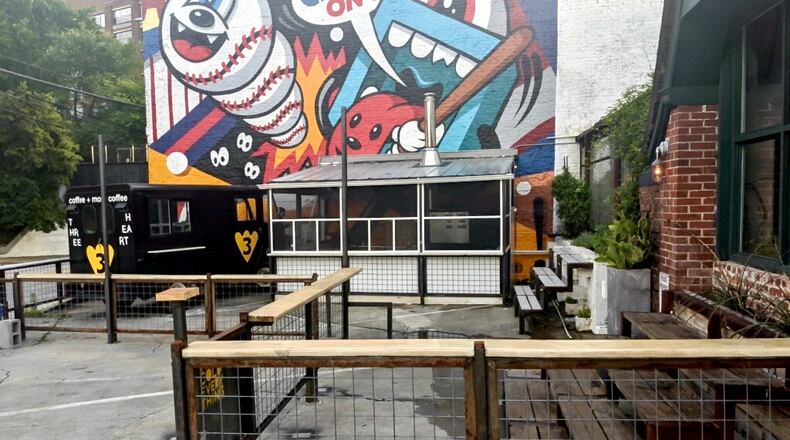 Sidepiece turns the outdoor space at 8Arm into a safe space for cocktails, wine, beer and wood fired food from chef Maricela Vega.