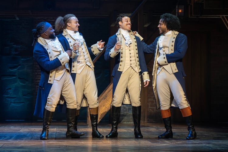The acclaimed musical “Hamilton” returns to the Fox Theatre on Wednesday, Sept. 2 for a run through Sunday, Sept. 20 as part of the Regions Bank Broadway in Atlanta series. (Courtesy of “Hamilton” National Tour)