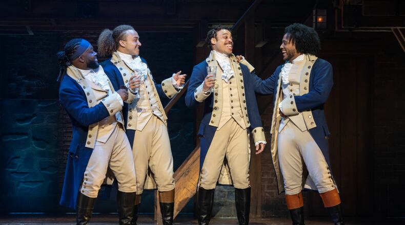 The acclaimed musical “Hamilton” returns to the Fox Theatre on Wednesday, Sept. 2 for a run through Sunday, Sept. 20 as part of the Regions Bank Broadway in Atlanta series. (Courtesy of “Hamilton” National Tour)