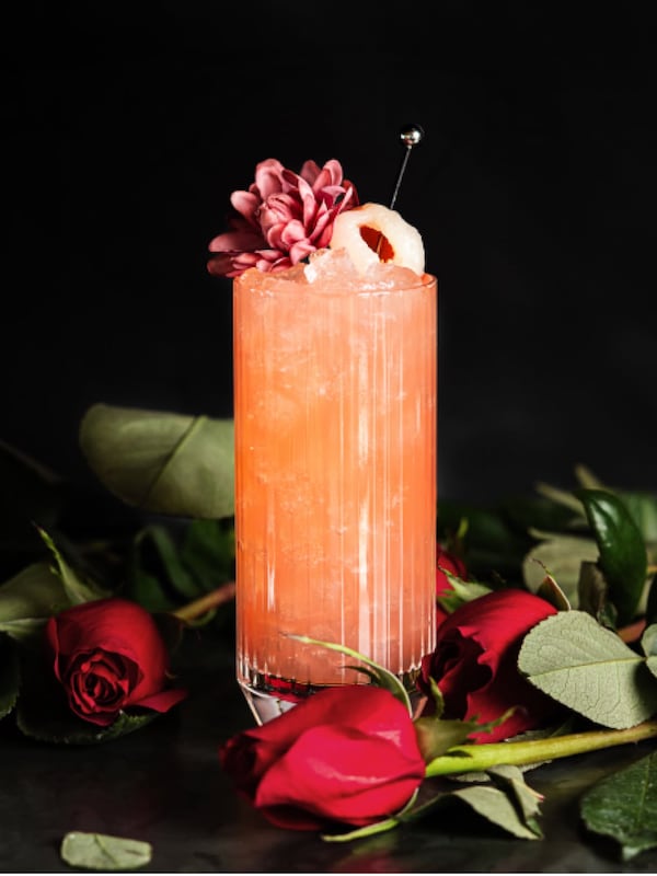 Pink Lotus at Midtown's Brasserie Lundi is bright and fruity. (Courtesy of Brasserie Lundi)