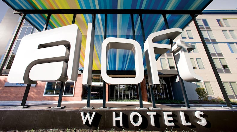 Southwest Ohio’s first Aloft hotel is scheduled to open in July 2019 in West Chester Twp. CONTRIBUTED
