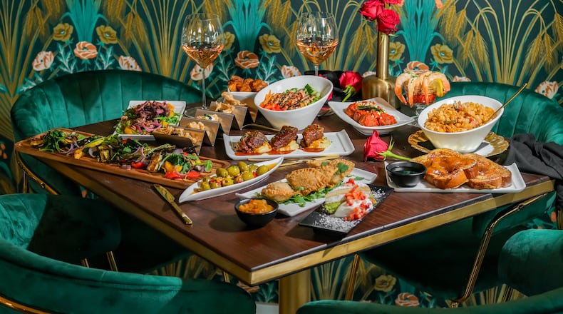 A spread of menu options at Marietta Proper in Marietta.