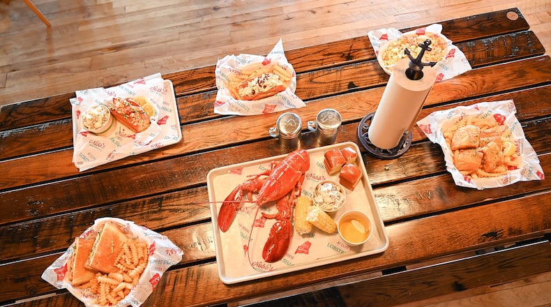 Whole lobster, lobster rolls and more are on the menu at Nubb's Lobster Shack at the Cliff House Maine on the southern coast of Maine.
Courtesy of Cliff House Maine