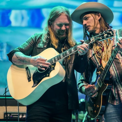 Devon Allman (left) and Duane Betts lead the Allman Betts Family Revival. (Courtesy of John Bowman)