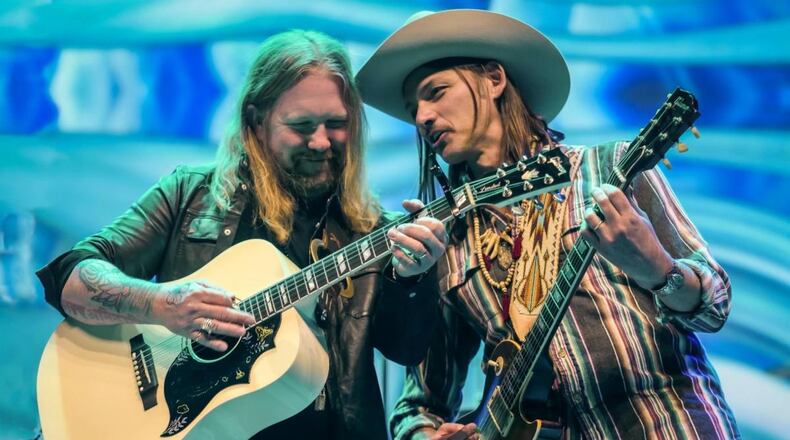 Devon Allman (left) and Duane Betts lead the Allman Betts Family Revival. (Courtesy of John Bowman)
