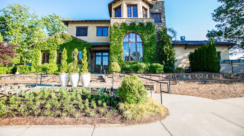 Montaluce Winery & Estates near Dahlonega in Lumpkin County is scheduled to be auctioned June 26. The property, a planned $300 million-plus development, includes 35-acres of vineyards, a functioning winery and fine-dining restaurant and home sites for future development.