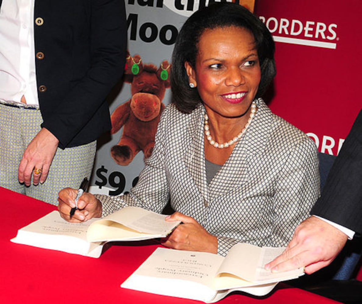 Condoleezza Rice book signing at Stonecrest