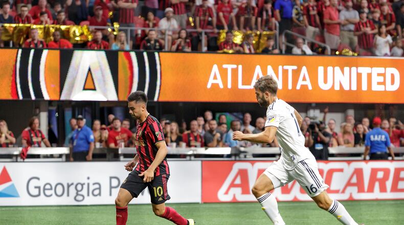 Images from the match between Atlanta United and D.C. United at Mercedes-Benz Stadium in Atlanta, Georgia on Saturday, August 03, 2019. (Photo by AJ Reynolds/Atlanta United)