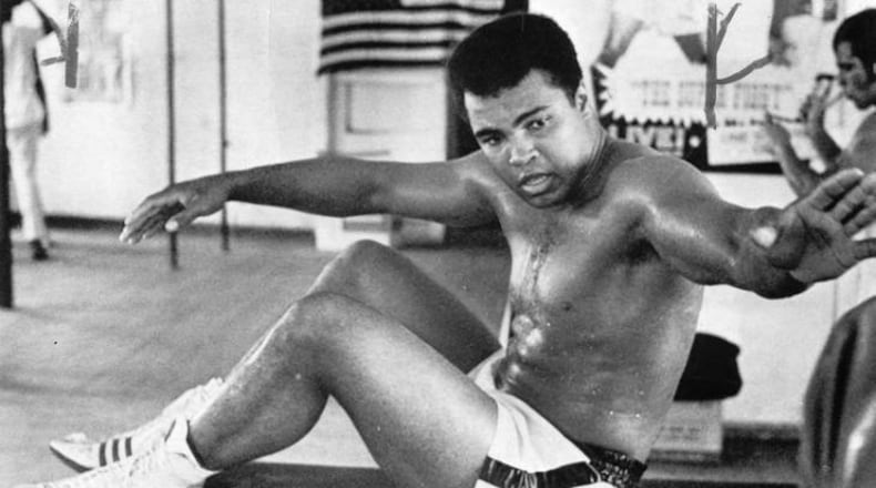 Muhammad Ali training for his 1970 fight with Jack Quarry in Atlanta. Credit: AJC archive