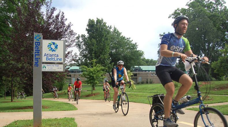 The Atlanta BeltLine Partnership is looking for new guides to join its popular Atlanta BeltLine Bike Tour program. CONTRIBUTED