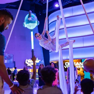 Glow Nights return to the Georgia Aquarium with glowing scenes, cirque-style performances and other experiences. Friday through Sunday, June 5-7 (and continuing through Sunday, Aug. 9). (Courtesy of the Georgia Aquarium)