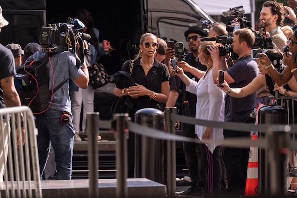 Sarah Chapman arrives at court on Monday, June 30, 2025, in New York. (AP Photo/Yuki Iwamura)