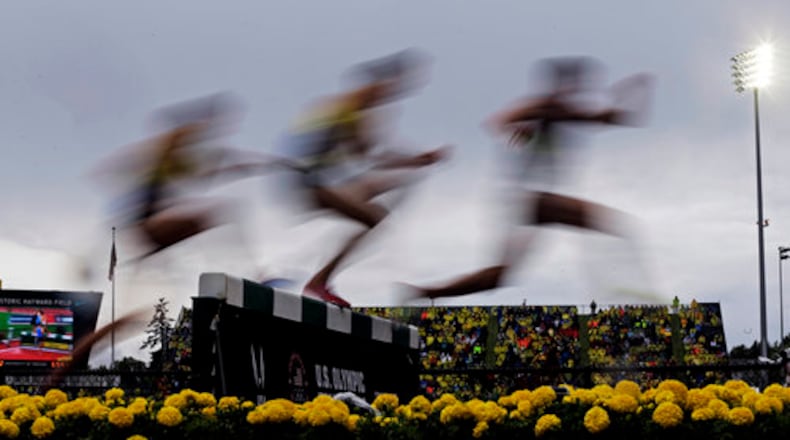 A guest columnist says we have to teach kids persistence and help them realize that the Olympians and performers they admire did not succeed on their first try. (AP Photo/Matt Slocum)