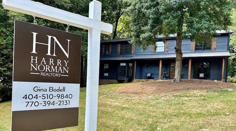 A Dunwoody home for sale  in June. (J. Scott Trubey/scott.trubey@ajc.com)