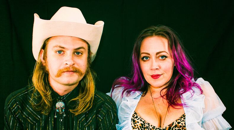 Kyle "Mud" Moseley and Andrea Colburn make up the band Andrea & Mud. The Atlanta duo dropped their new album "Institutionalized" on April 19, 2024. Photo credit: Andrea Colburn