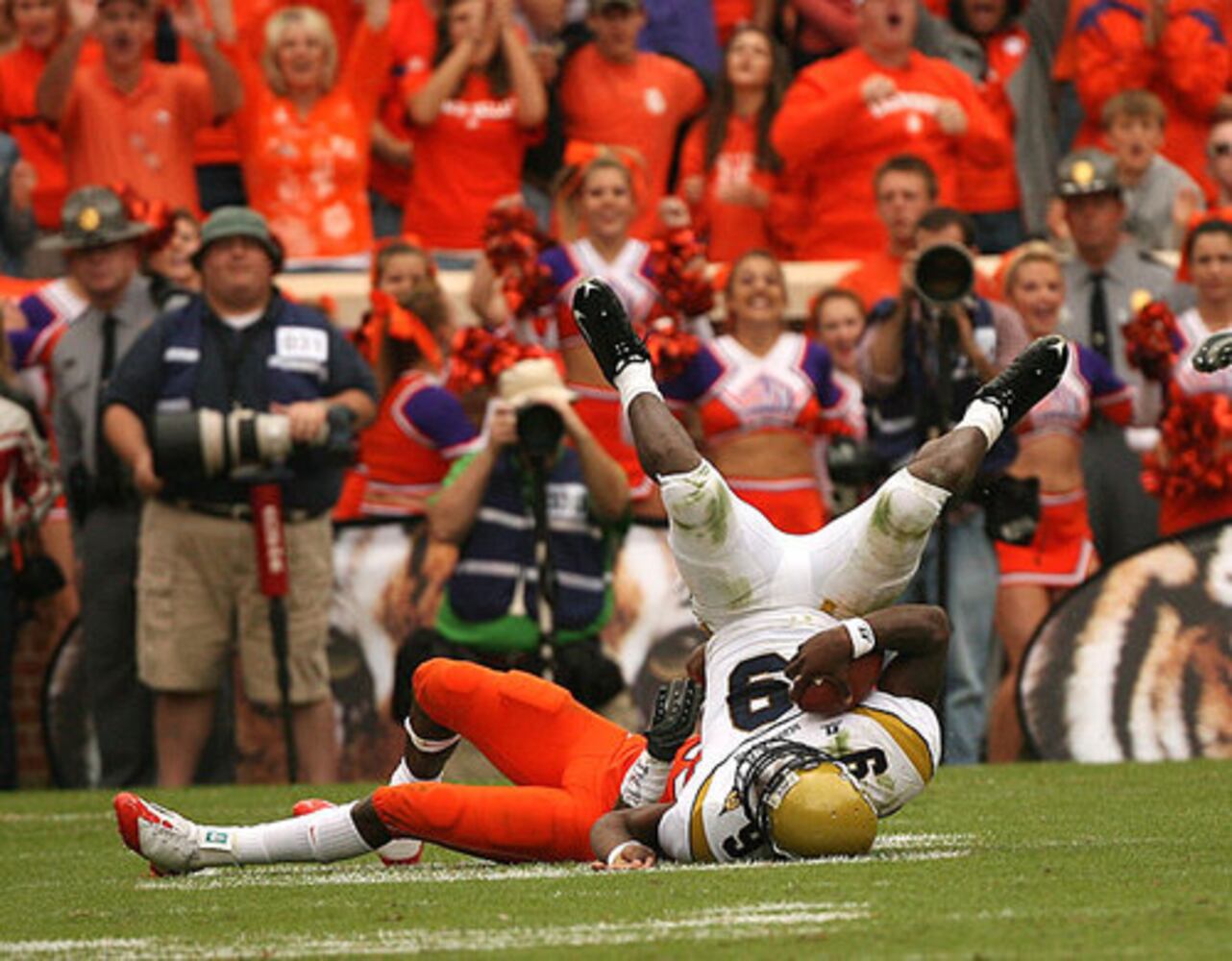 College Football Photos: Ga. Tech at Clemson