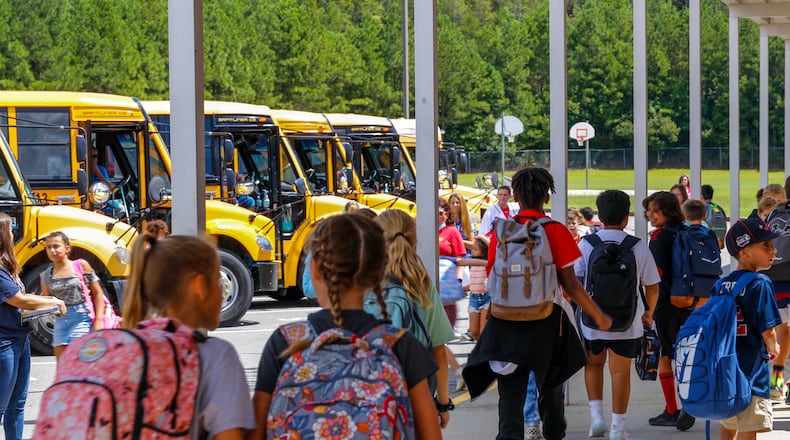 As districts get ready for classes to resume next month, many are still short teachers for their classrooms.  (Jenni Girtman for The Atlanta Journal-Constitution)