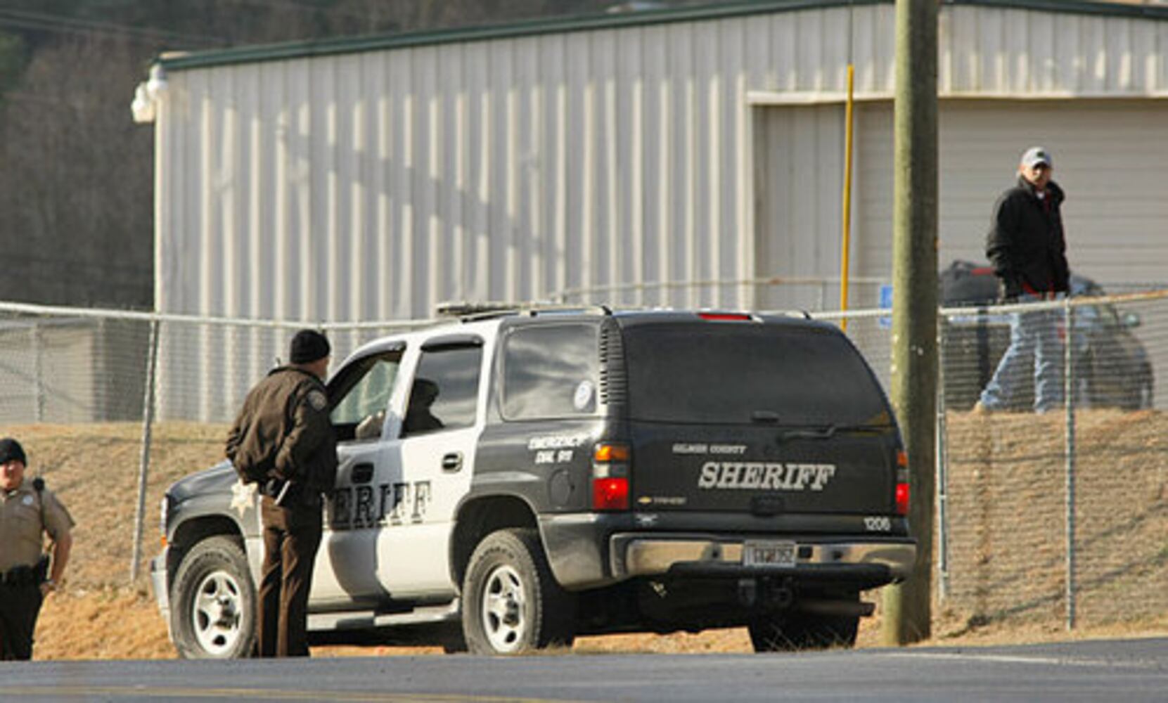 Auto auction site of car crash