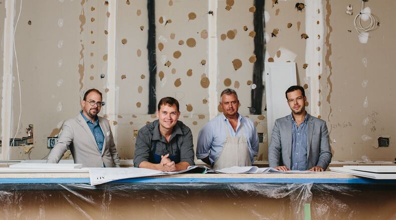 Greg Best, Robert Gerstenecker, Ford Fry and Paul Calvert of Bar Margot. (Andrew Thomas Lee)