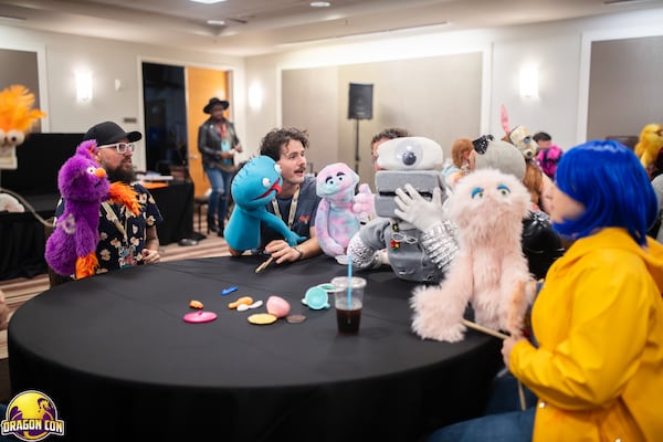 The Puppetry Track at Dragon Con includes popular events like the Late Night Puppet Slam. (Courtesy of Dragon Con Photography/Dragon Con Inc.)