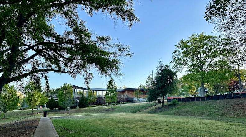 The Grant Park Conservancy's Market in the Park will be held on the Boulevard Green, which is located near the Grant Park Gateway. (Courtesy of the Grant Park Conservancy)