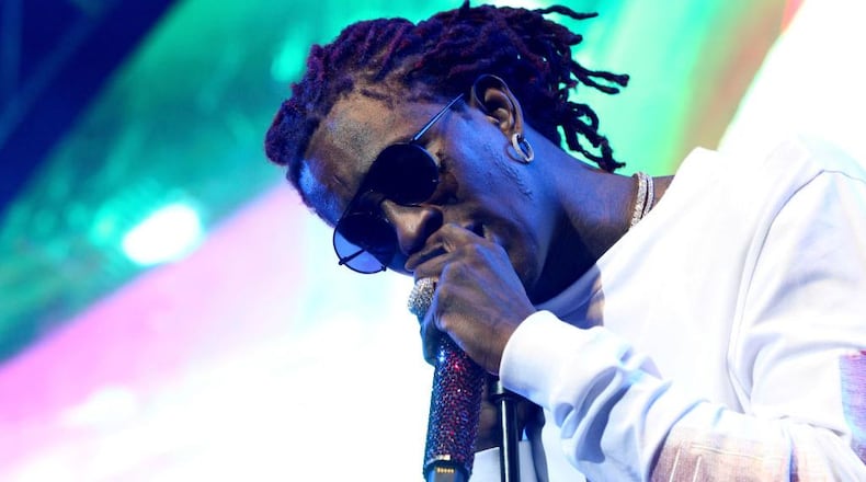 Atlanta rapper Young Thug has filed a suit against a local apartment complex.