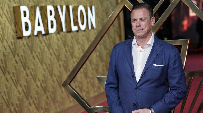 FILE - Producer Jason Cloth poses for photographers upon arrival at the premiere of the film, "Babylon," in London on Jan. 12, 2023. (Photo by Scott Garfitt/Invision/AP, File)