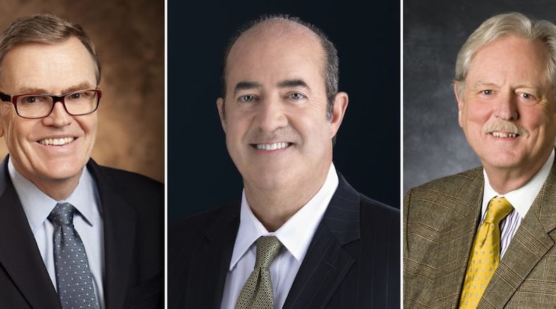 The Georgia Historical Society has announced that (from left: David Abney (Atlanta) and Mark Burns (Savannah) have recently been elected to the GHS Board of Curators and that Chairman Emeritus Robert S. Jepson, Jr. (Savannah) will be returning to the Board. The new additions were elected at the Spring 2021 meeting of the Board of Curators held virtually in keeping with COVID-19 pandemic protocols.