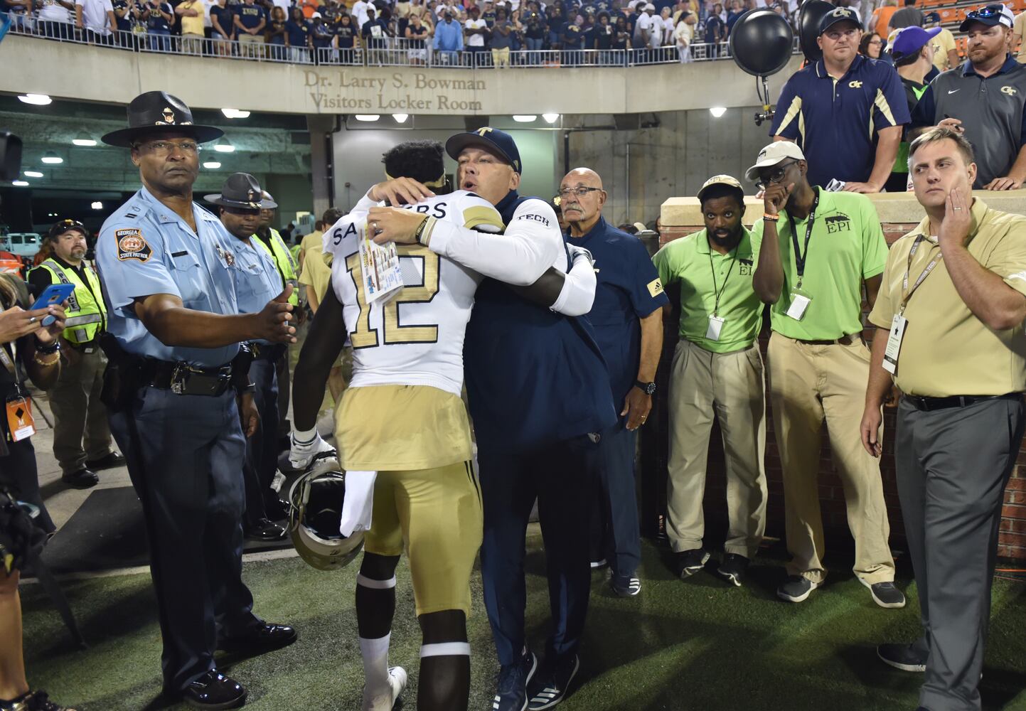 Photos: Jackets’ crushed by Clemson in first game under new coach