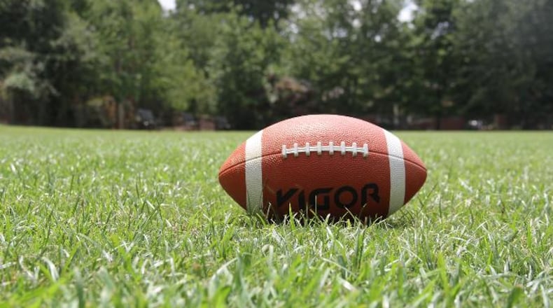 Stock photo of a football.
