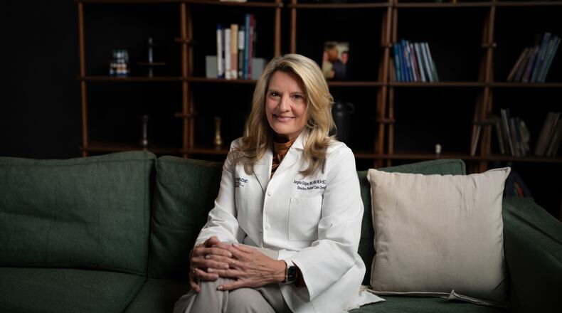 Colleagues at Northside Hospital Cherokee say 2026 Celebrating Nurses honoree Angela Edgar is a quiet, respected nursing leader. (Surefire Video for the AJC)