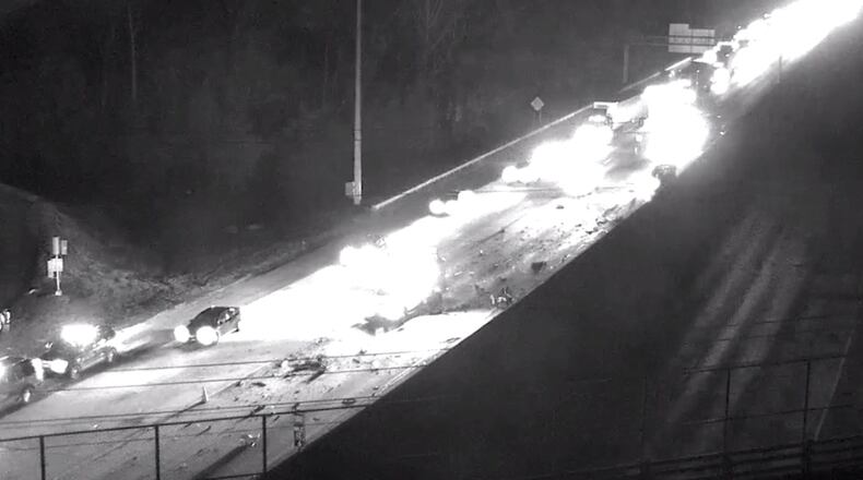 A wrong-way driver hit another vehicle head on near the I-285 South ramp to Bolton Road, according to Atlanta police. Two people were killed.