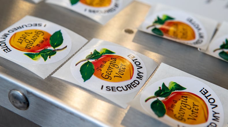 The ballot will feature a U.S. Senate race, an open Georgia governor seat and a full slate of congressional and state offices. (Jenni Girtman for The Atlanta Journal-Constitution)