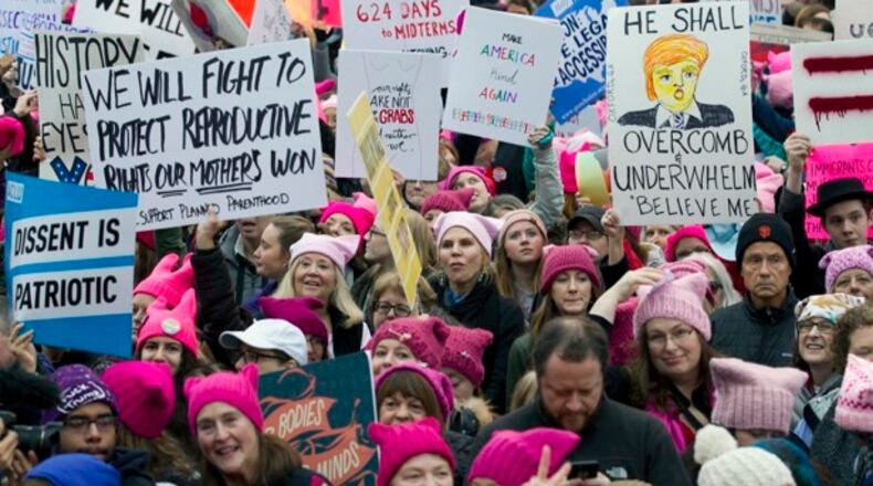 The Women's March on Washington. AP file