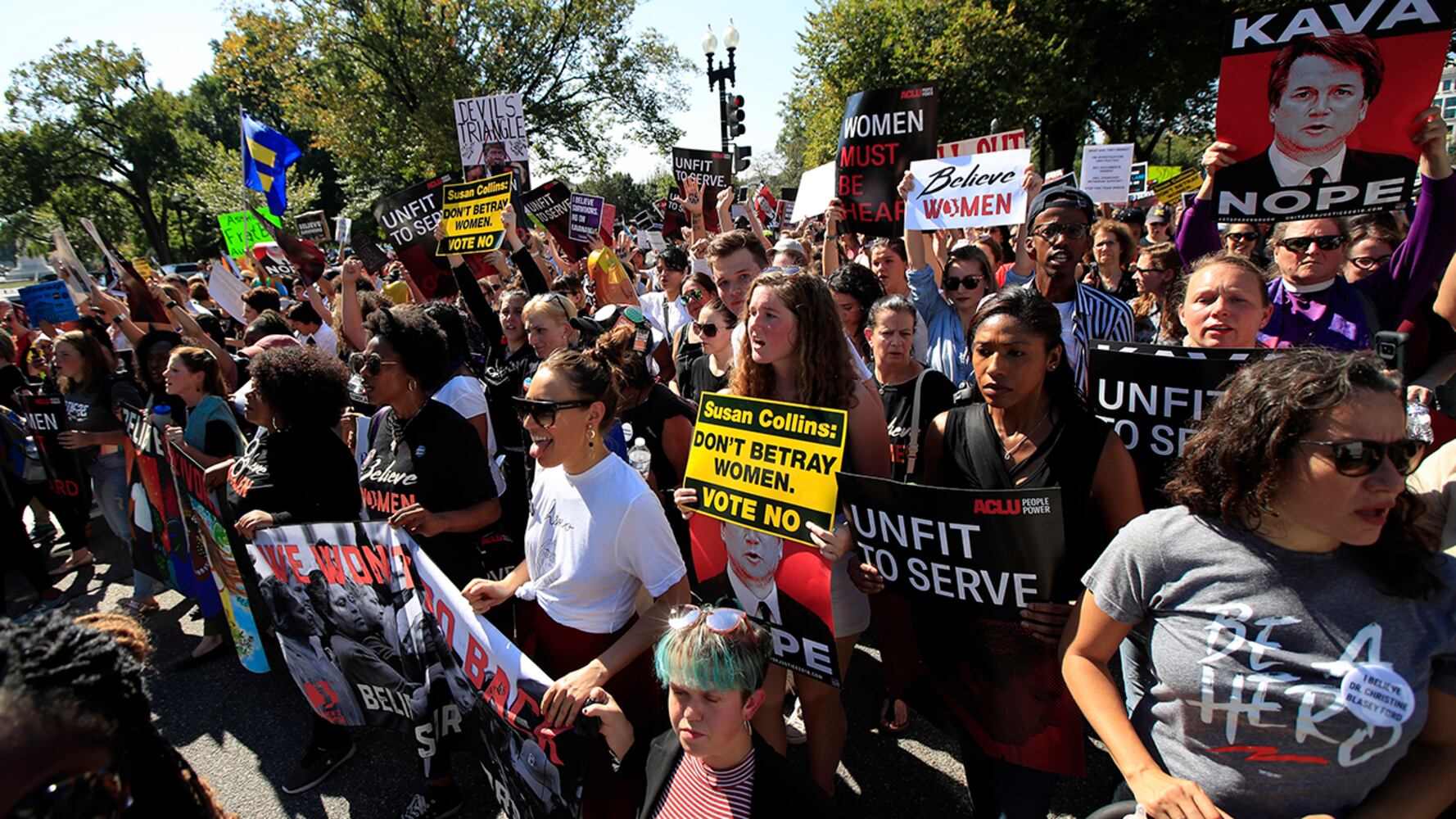 Thousands of protesters rally on Capitol Hill
