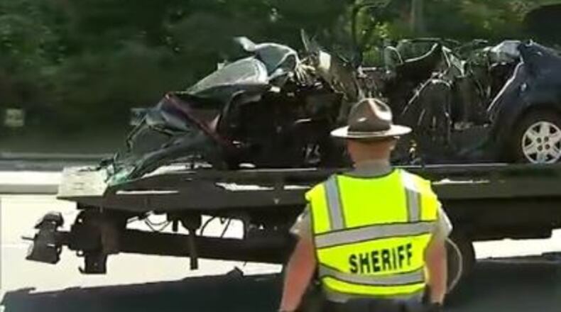 One stretch of South Cherokee Lane is so bad, cars have run off the road, Cherokee County officials say. WSBTV