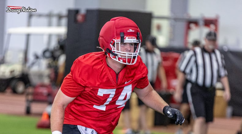 Drew Bobo-Georgia football-UGA football