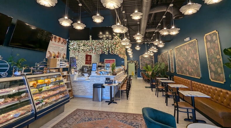 The unexpectedly elegant bakery-cafe Rose Valley Sweets is stocked with delicious Persian pastries. (Courtesy of Paula Pontes)