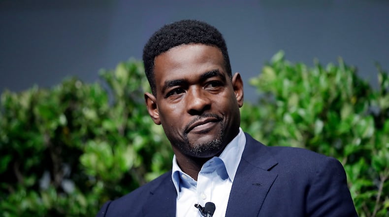 Former NBA player Chris Webber during a sports and activism panel entitled "From Protest to Progress: Next Steps" Tuesday, Jan. 24, 2017, in San Jose, Calif. (Marcio Jose Sanchez/AP)