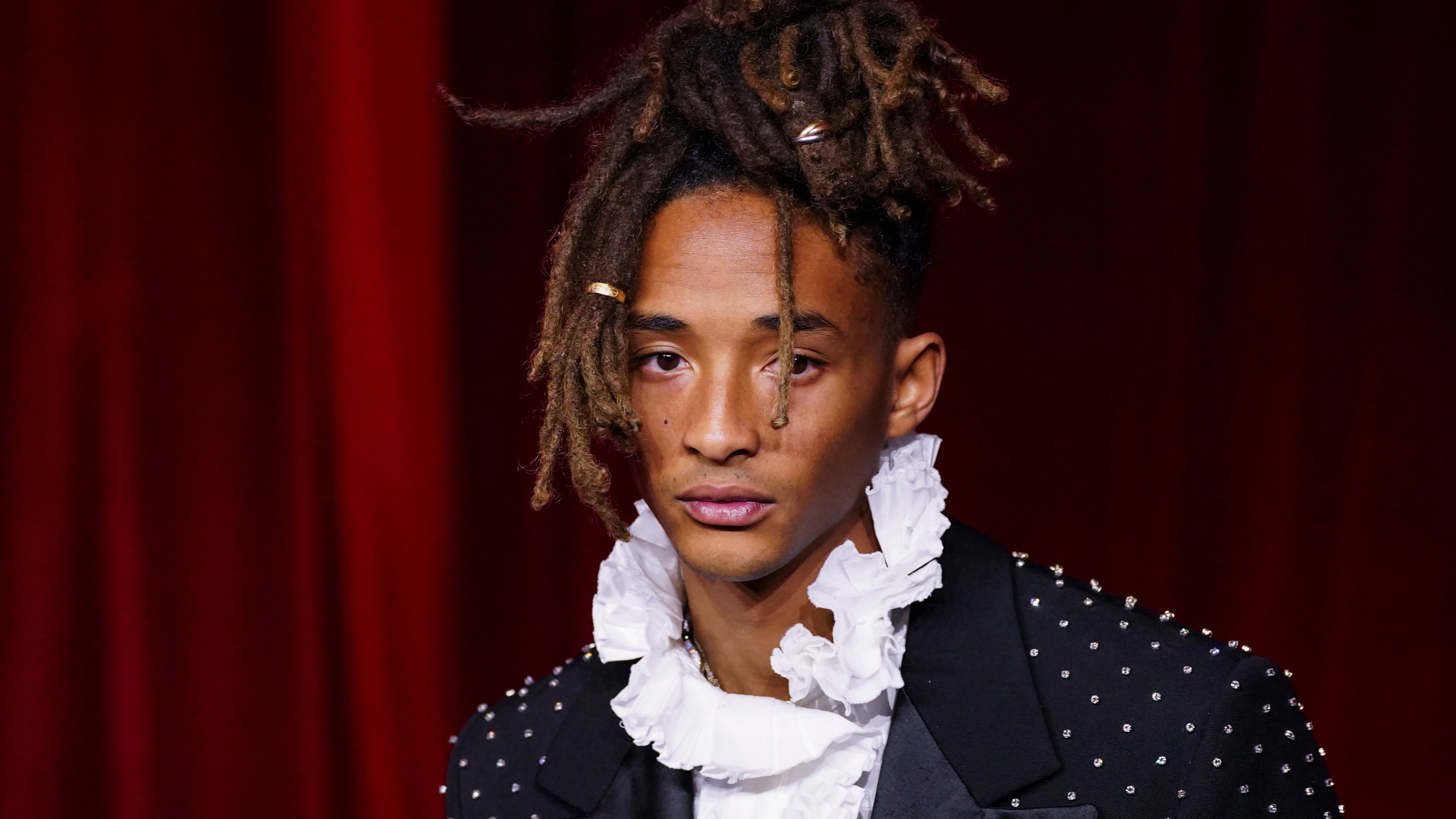 FILE - Jaden Smith appears at the Academy Museum Gala in Los Angeles on Oct. 19, 2024. (Photo by Jordan Strauss/Invision/AP, File)