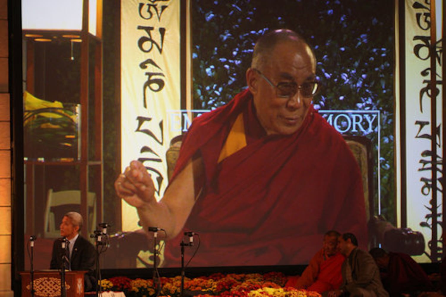 Dalai Lama back at Emory University