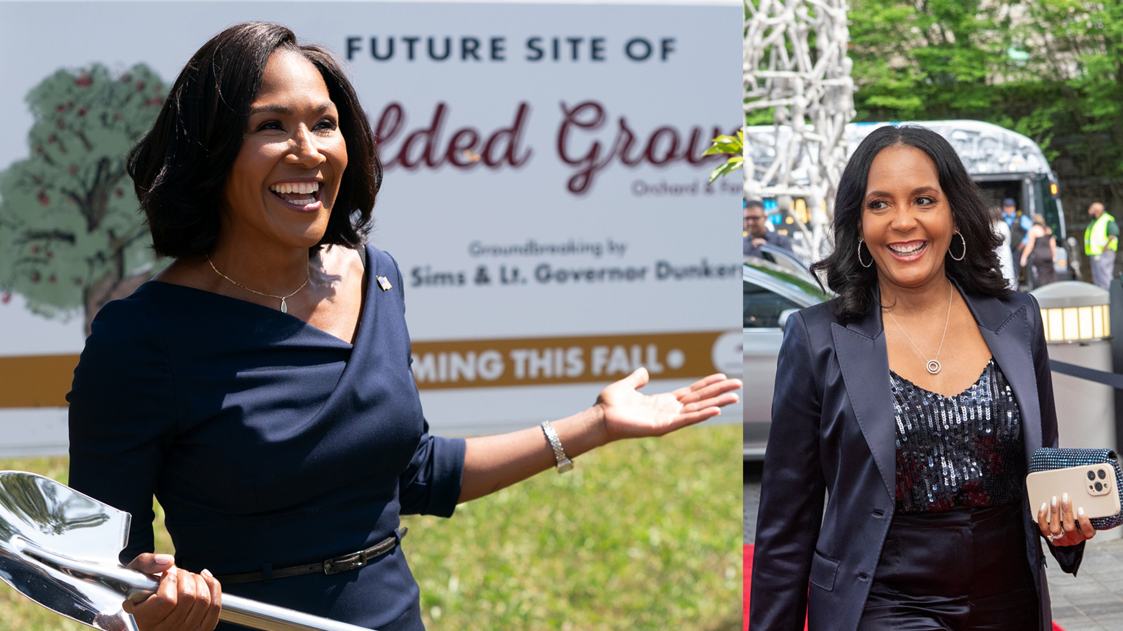 Comedy series "Tyler Perry's She the People" debuts on Netflix May 22, and stars Terri Vaughn (left) as the new lieutenant governor of Mississippi. Former Atlanta mayor Keisha Lance Bottoms (right) is an adviser and executive producer. (Netflix/AJC)