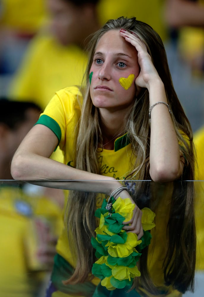 Tears flowed from the raw emotion during and after Brazil lost 7-1 to Germany in the World Cup.