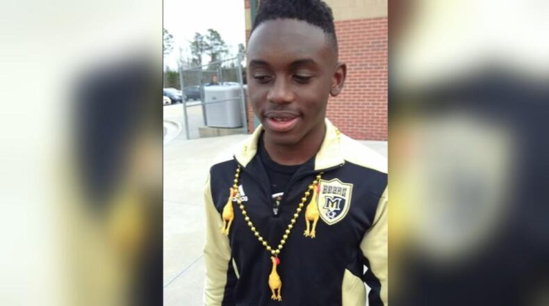 Perez G. Tamfu, 17, of Lawrenceville, died Sunday after he jumped from an old bridge structure at Settles Bridge Park in Suwanee and into the Chattahoochee River, a Gwinnett fire spokesman said. (Credit: Channel 2 Action News)