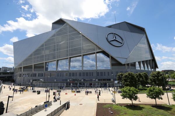 Mercedes-Benz Stadium is hungry for another Super Bowl. (Jason Getz/AJC)