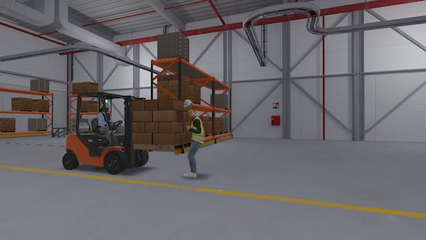 Companies like Atlanta-based Futurus make virtual reality programs focused on job safety training. (Courtesy of Futurus)